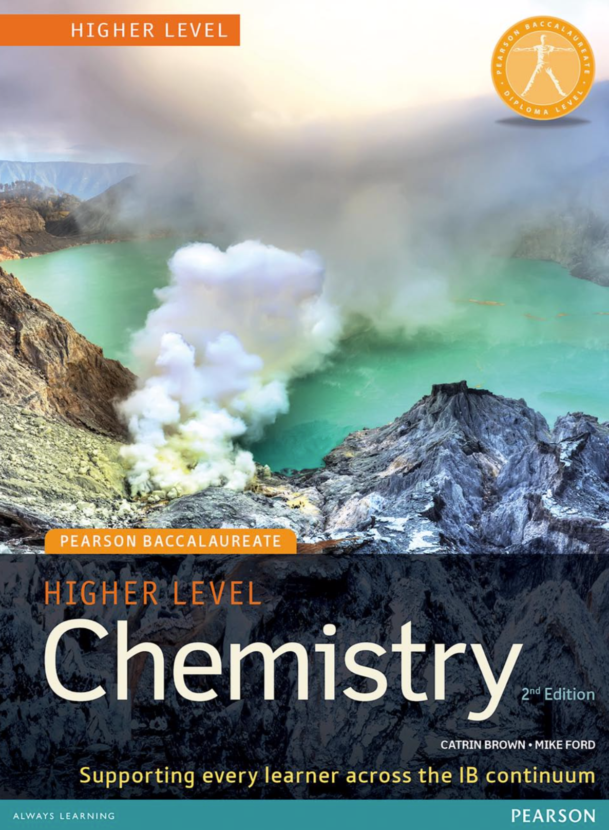 Higher Level Chemistry 的封面，Pearson 出版社出版