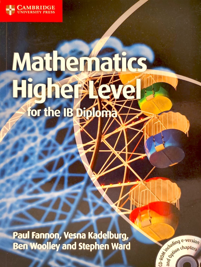 Mathematics for the IB Diploma: Higher Level 的封面，剑桥大学出版社出版